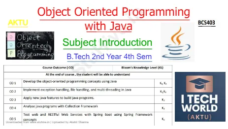 OOPs with Java Complete Notes PDF | All 5 Units Handwritt...